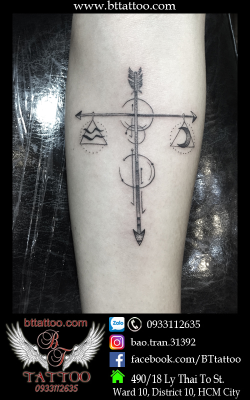 gemetric tattoo 